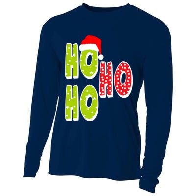 Ho Ho Ho Merry Christmas Festive Cooling Performance Long Sleeve Crew