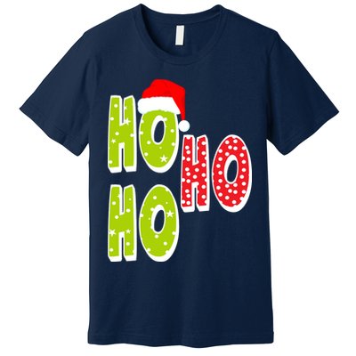 Ho Ho Ho Merry Christmas Festive Premium T-Shirt