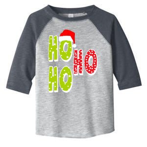 Ho Ho Ho Merry Christmas Festive Toddler Fine Jersey T-Shirt