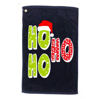 Ho Ho Ho Merry Christmas Festive Golf Towel