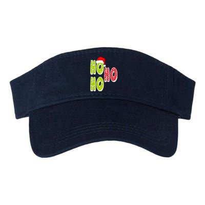 Ho Ho Ho Merry Christmas Festive Valucap Bio-Washed Visor