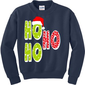 Ho Ho Ho Merry Christmas Festive Kids Sweatshirt