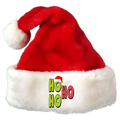 Ho Ho Ho Merry Christmas Festive Premium Christmas Santa Hat