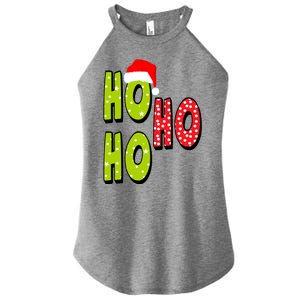 Ho Ho Ho Merry Christmas Festive Women's Perfect Tri Rocker Tank