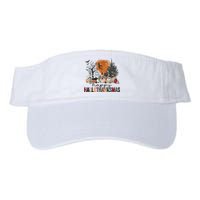 Happy Hallothanksmas Halloween Thanksgiving Christmas Autumn Valucap Bio-Washed Visor