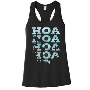 Hoa Hoa Hoa Hoa Hoa Season Vibes Women's Racerback Tank