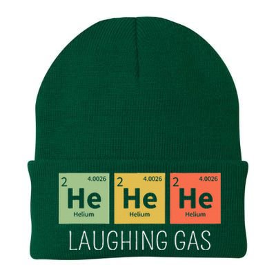 He He He Helium Laughing Gas Funny Chemistry Elements Knit Cap Winter Beanie