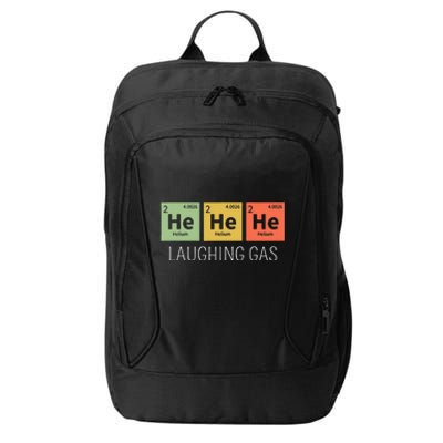 He He He Helium Laughing Gas Funny Chemistry Elements City Backpack