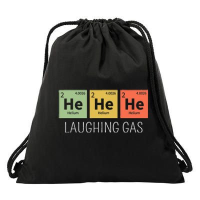 He He He Helium Laughing Gas Funny Chemistry Elements Drawstring Bag