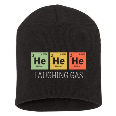 He He He Helium Laughing Gas Funny Chemistry Elements Short Acrylic Beanie