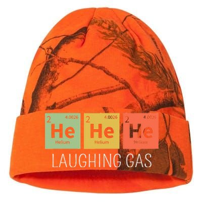 He He He Helium Laughing Gas Funny Chemistry Elements Kati Licensed 12" Camo Beanie