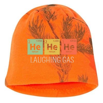 He He He Helium Laughing Gas Funny Chemistry Elements Kati - Camo Knit Beanie