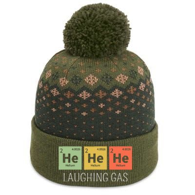 He He He Helium Laughing Gas Funny Chemistry Elements The Baniff Cuffed Pom Beanie