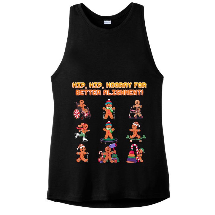 Hip Hip Hooray For Better Alignment Chiropractor Ladies PosiCharge Tri-Blend Wicking Tank