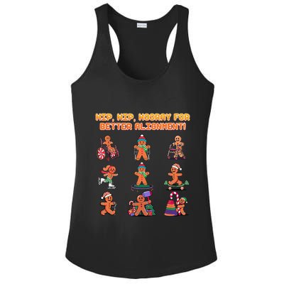Hip Hip Hooray For Better Alignment Chiropractor Ladies PosiCharge Competitor Racerback Tank