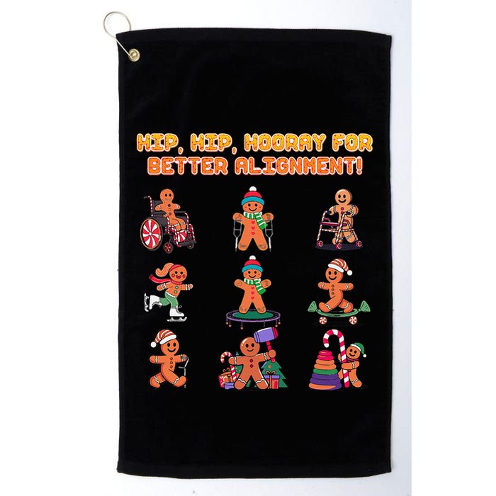 Hip Hip Hooray For Better Alignment Chiropractor Golf Towel