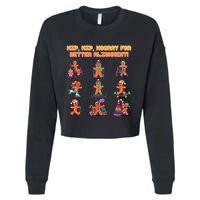 Hip Hip Hooray For Better Alignment Chiropractor Cropped Pullover Crew