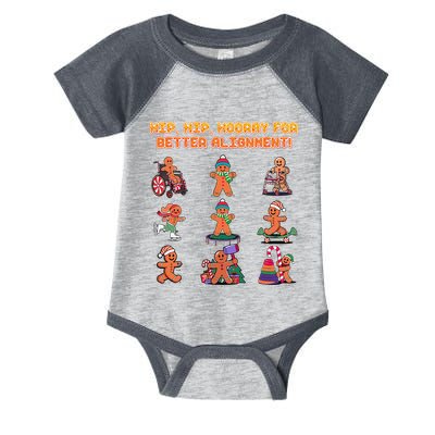 Hip Hip Hooray For Better Alignment Chiropractor Infant Baby Jersey Bodysuit