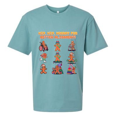 Hip Hip Hooray For Better Alignment Chiropractor Sueded Cloud Jersey T-Shirt