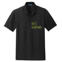 Hes Hunting Hunting Season Dry Zone Grid Polo