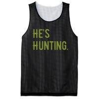 Hes Hunting Hunting Season Mesh Reversible Basketball Jersey Tank