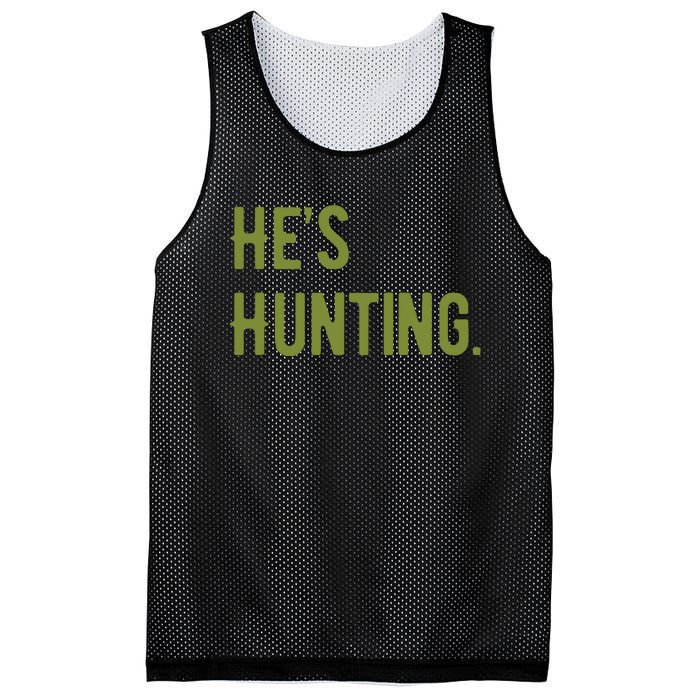 Hes Hunting Hunting Season Mesh Reversible Basketball Jersey Tank