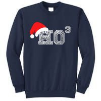 Ho Ho Ho X 3 Third Power Funny Christmas Holiday Humor Sweatshirt