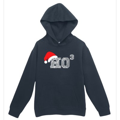 Ho Ho Ho X 3 Third Power Funny Christmas Holiday Humor Urban Pullover Hoodie