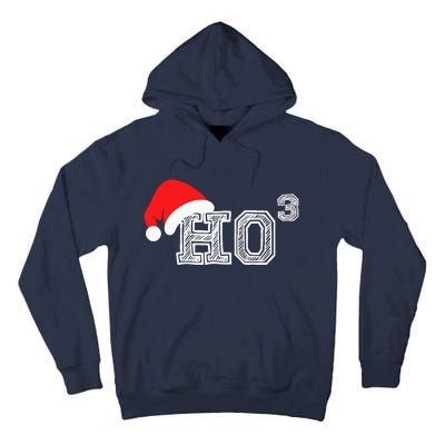 Ho Ho Ho X 3 Third Power Funny Christmas Holiday Humor Tall Hoodie