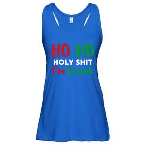 Ho Ho Ho Holy Im Drunk Funny Christmas Ing Attire Cool Gift Ladies Essential Flowy Tank