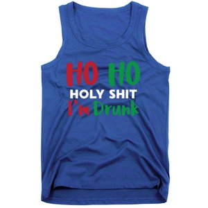 Ho Ho Ho Holy Im Drunk Funny Christmas Ing Attire Cool Gift Tank Top