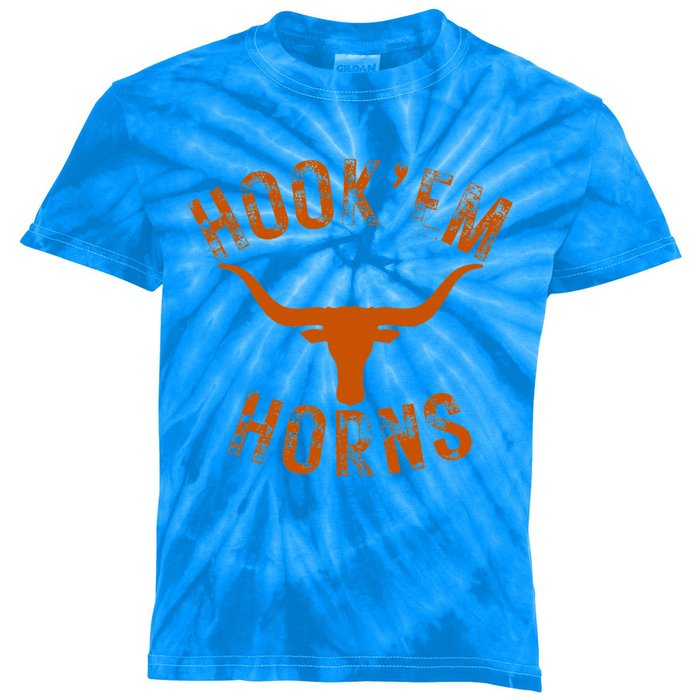 Hookem Horns Kids Tie-Dye T-Shirt