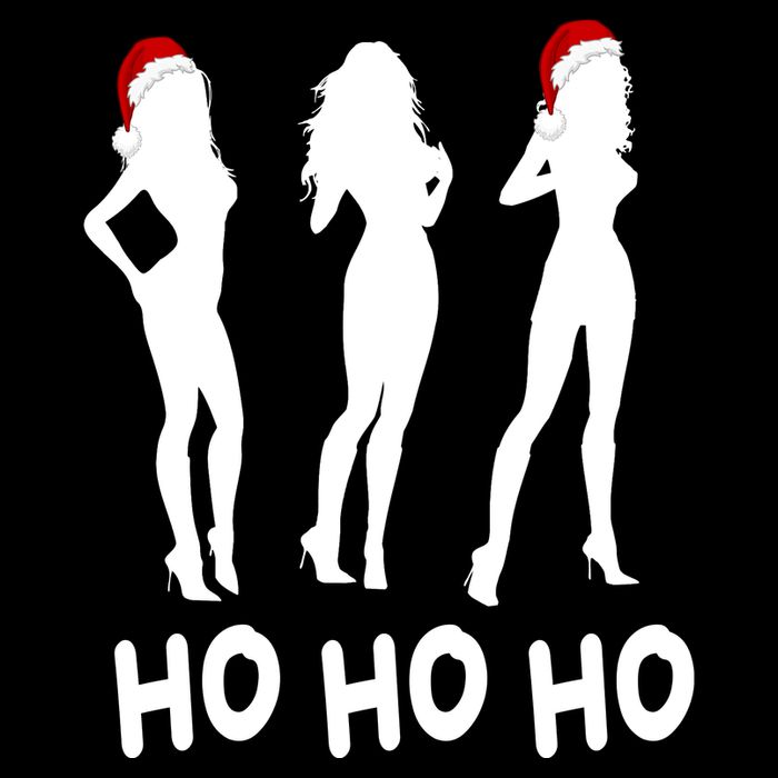 Ho Ho Ho Female Funny Santa Impact Tech Backpack