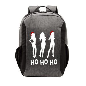 Ho Ho Ho Female Funny Santa Vector Backpack