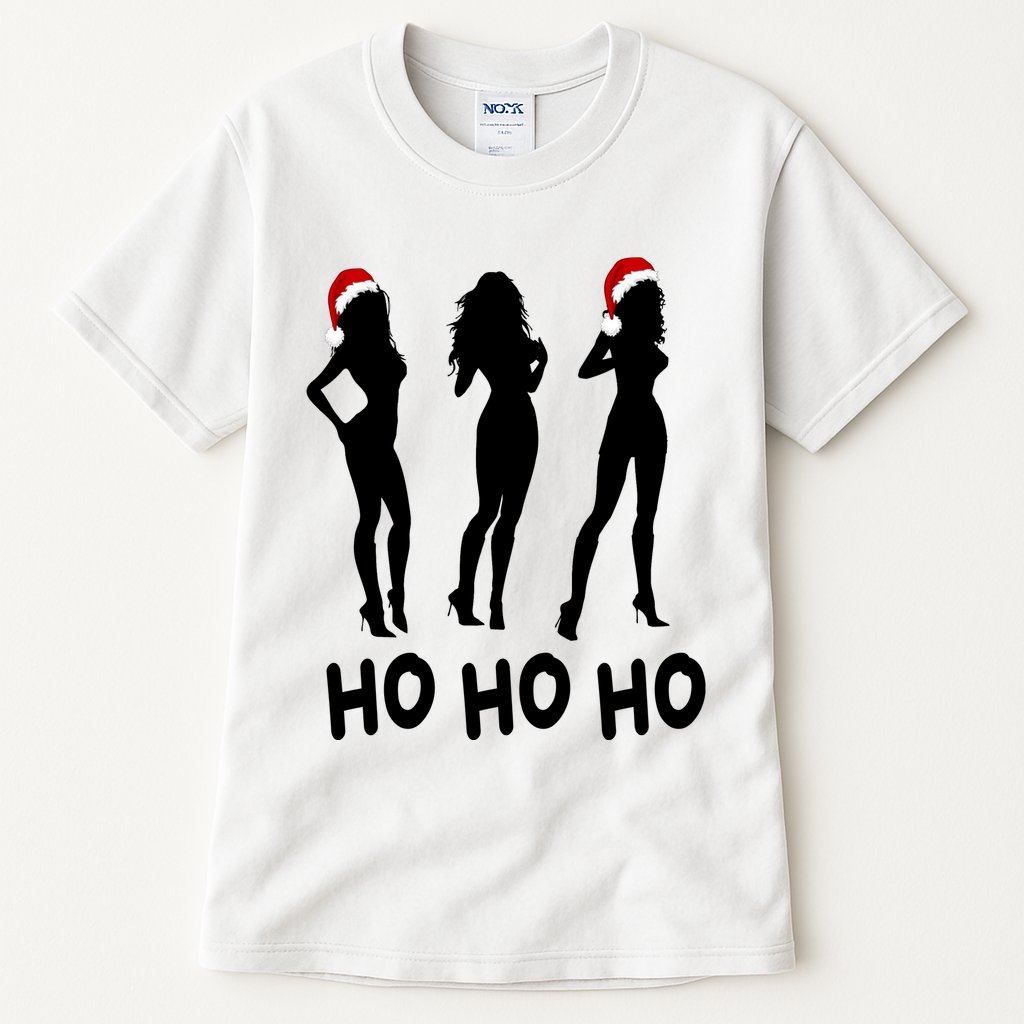 Ho Ho Ho Female Funny Santa Tall T-Shirt