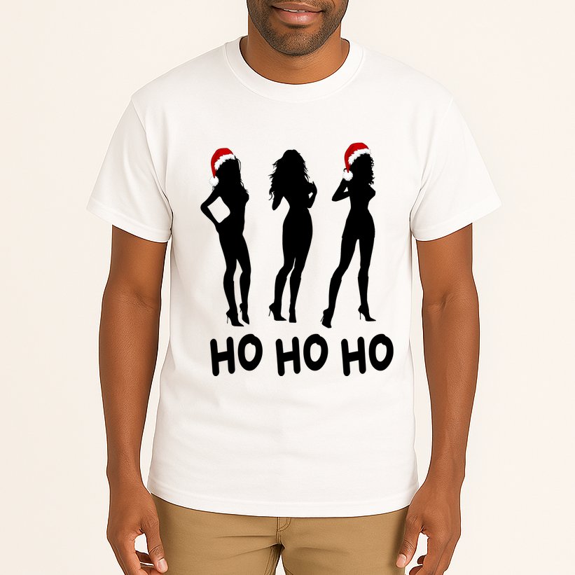 Ho Ho Ho Female Funny Santa Tall T-Shirt