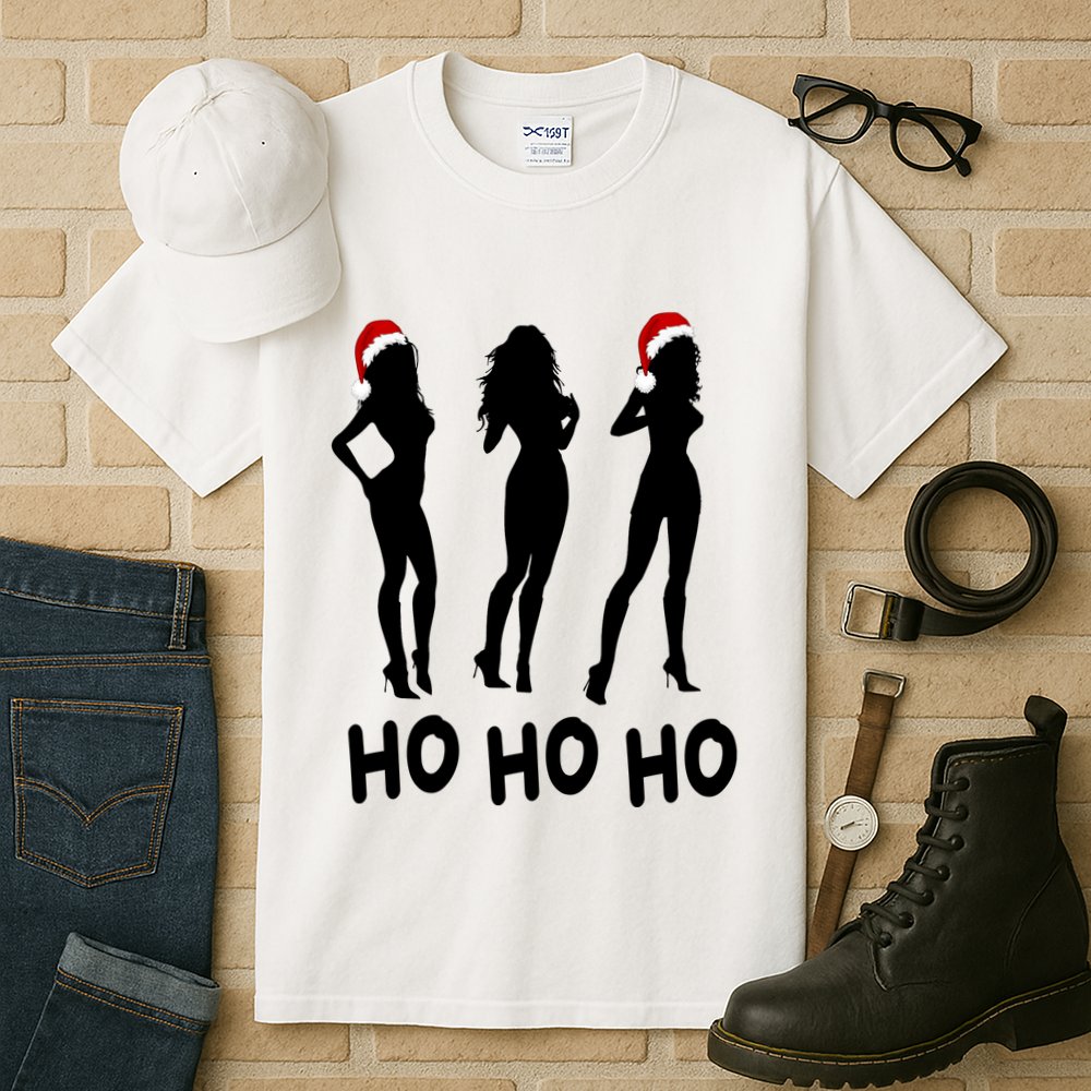Ho Ho Ho Female Funny Santa Tall T-Shirt