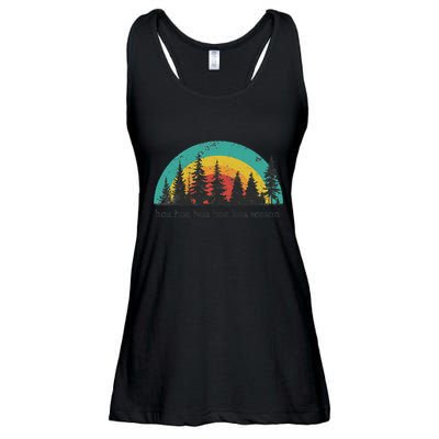 Hoa Hoa Hoa Hoa Hoa Cozy Season Twilight Lover Pine Forest Ladies Essential Flowy Tank