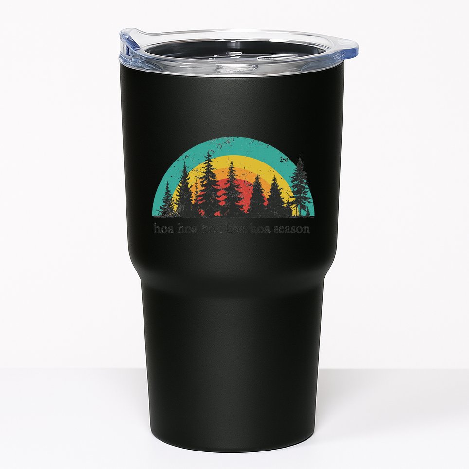 Hoa Hoa Hoa Hoa Hoa Cozy Season Twilight Lover Pine Forest Tumbler