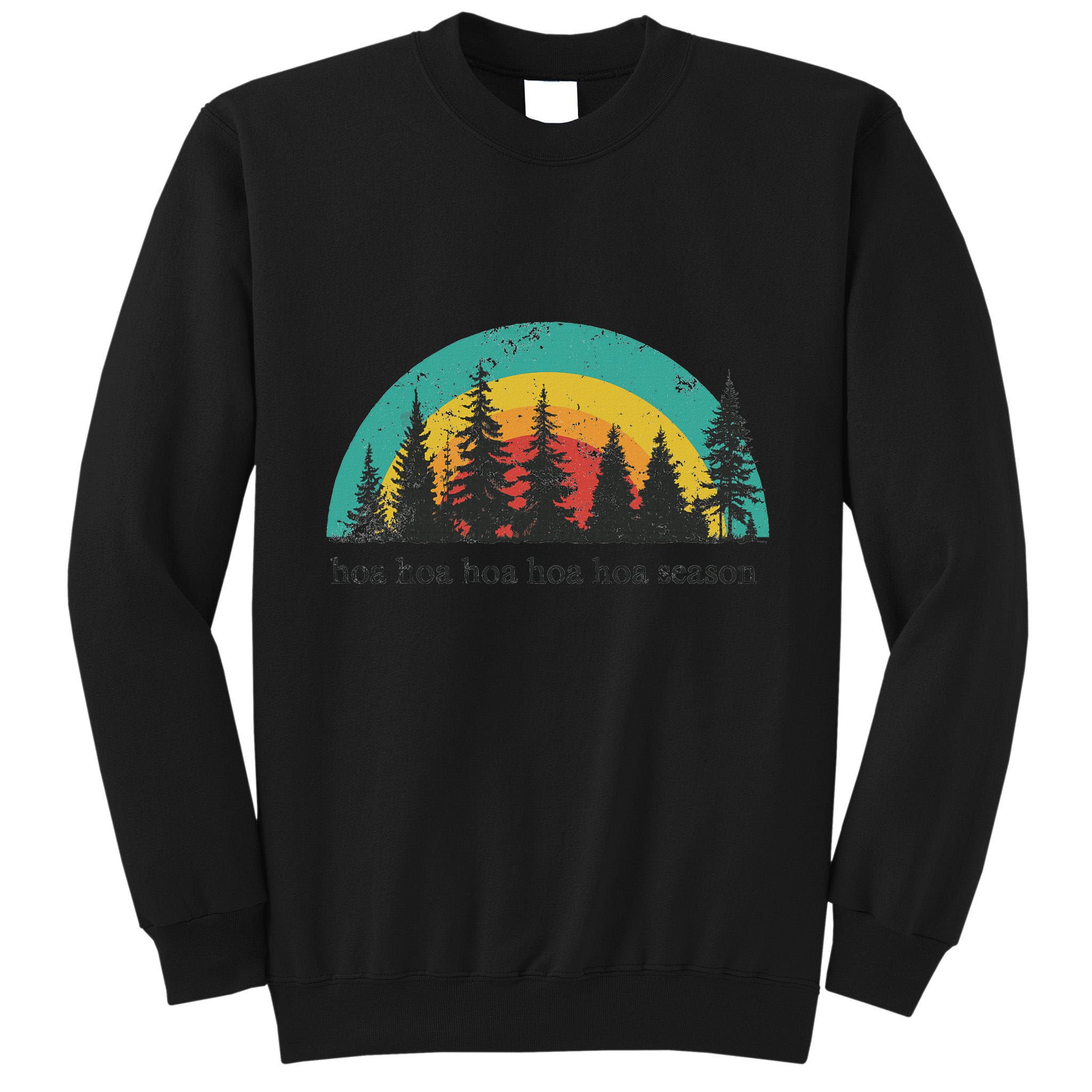 Hoa Hoa Hoa Hoa Hoa Cozy Season Twilight Lover Pine Forest Tall Sweatshirt