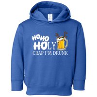 Ho Ho Holy Crap IM Drunk Day Ing Great Gift Beer Clothes Gift Toddler Hoodie