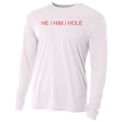 He/ Him/ Hole Cooling Performance Long Sleeve Crew