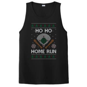 Ho Ho Homerun Baseball Ugly Christmas Party Hitter Gift PosiCharge Competitor Tank