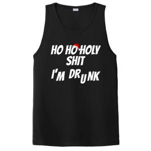 Ho Ho Holy Shit IM Drunk Adult Funny Christmas Gift PosiCharge Competitor Tank