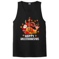 Happy Hallothanksmas Halloween Thanksgiving Christmas Day PosiCharge Competitor Tank