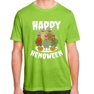 Happy Henoween Hen Chicken Farm Halloween Cute Gift Adult ChromaSoft Performance T-Shirt