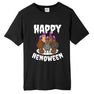 Happy Henoween Hen Chicken Farm Halloween Cute Gift Tall Fusion ChromaSoft Performance T-Shirt