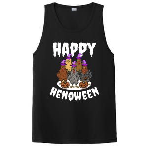 Happy Henoween Hen Chicken Farm Halloween Cute Gift PosiCharge Competitor Tank