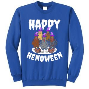 Happy Henoween Hen Chicken Farm Halloween Cute Gift Sweatshirt