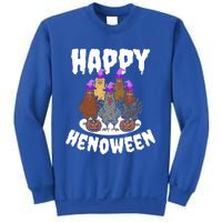 Happy Henoween Hen Chicken Farm Halloween Cute Gift Sweatshirt